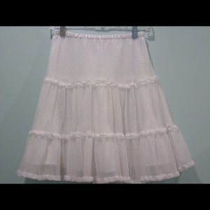 Hanna Anderson white skirt
